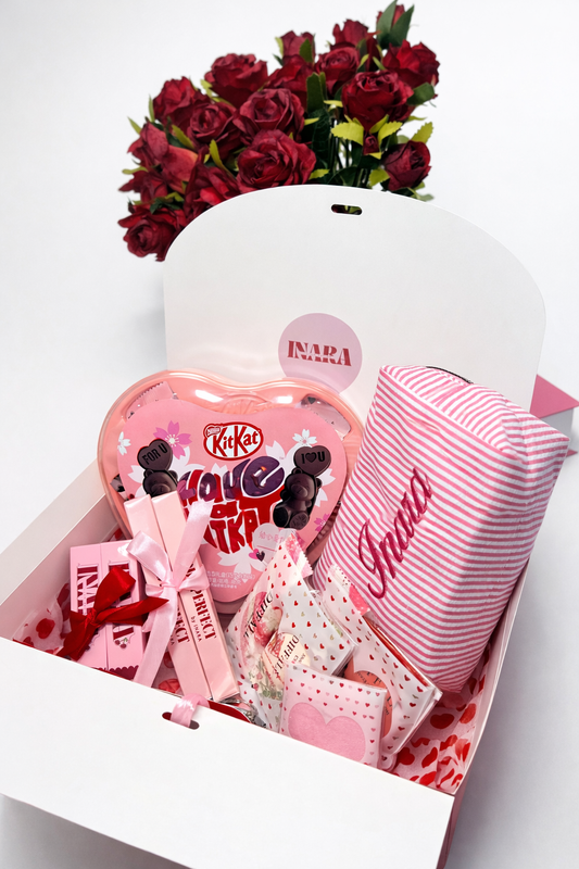 INARA Valentine’s Gift Box – Luxury Beauty & Treats Gift Set